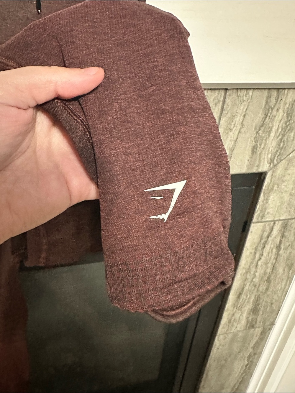 Gymshark Burgundy Seamless High Waisted Scrunch Bum Leggings - Picture 7 of 7